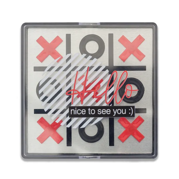 MAGTIC magnetic game of noughts and crosses Black
