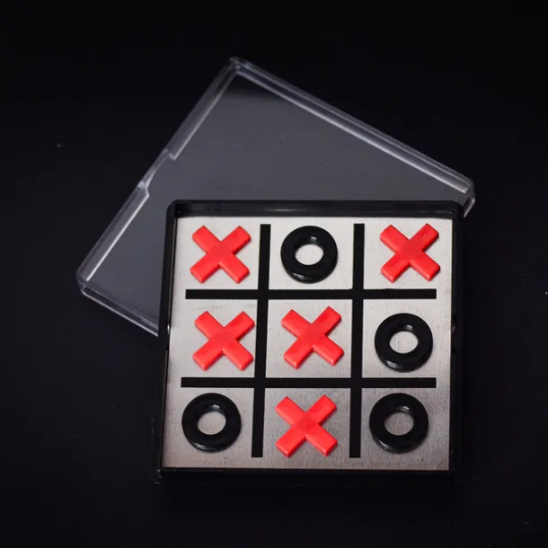 MAGTIC magnetic game of noughts and crosses Black