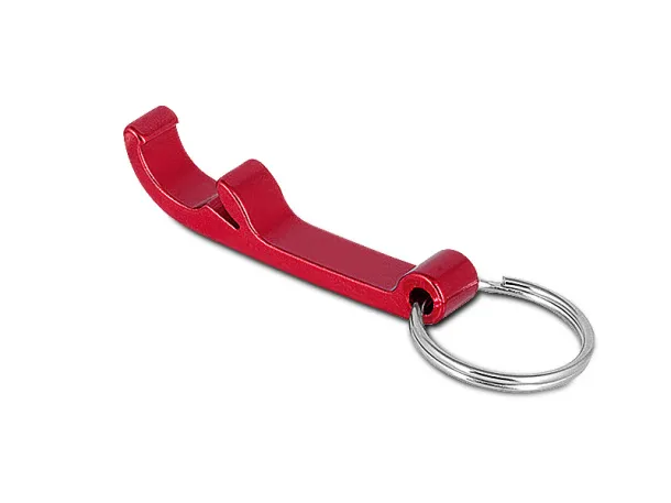 BARISTA key holder - bottle opener Red