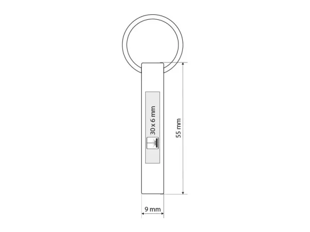 BARISTA key holder - bottle opener Silver