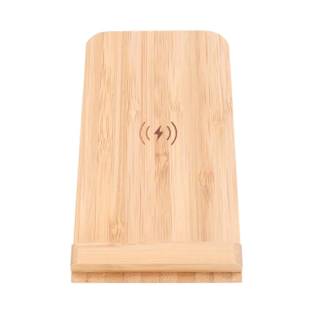 SALANTE wireless charger with mobile holder Beige