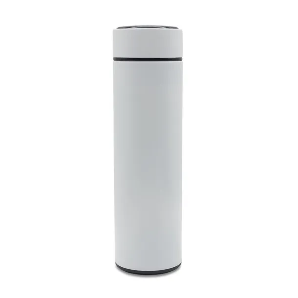 FALCO vacuum flask 420 ml with thermometer White