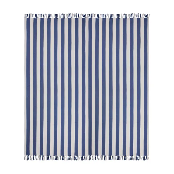  VINGA Ornos GRS hammam obiteljski ručnik, 200 g/m2 blue, white Bijela
