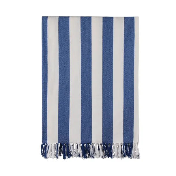  VINGA Ornos GRS hammam obiteljski ručnik, 200 g/m2 blue, white Bijela