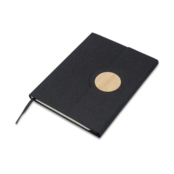 NESTOR notebook A5 made from RPET Black
