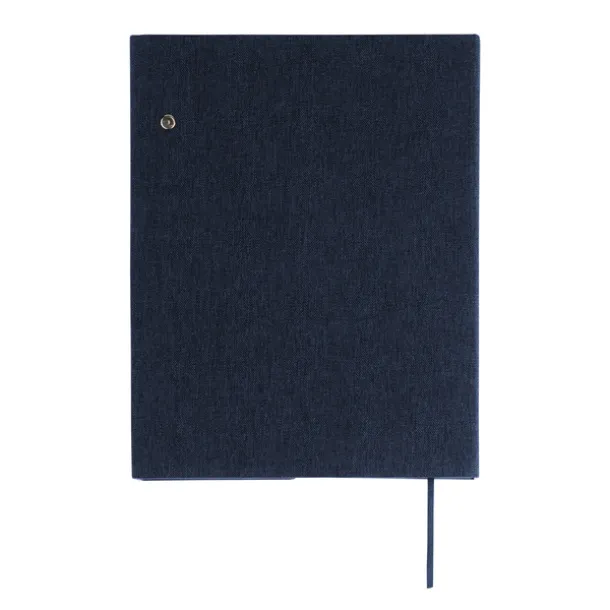 NESTOR notebook A5 made from RPET Dark Blue