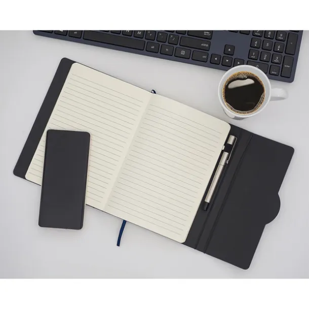 NESTOR notebook A5 made from RPET Dark Blue