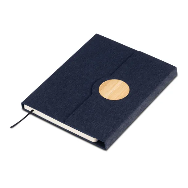 NESTOR notebook A5 made from RPET Dark Blue