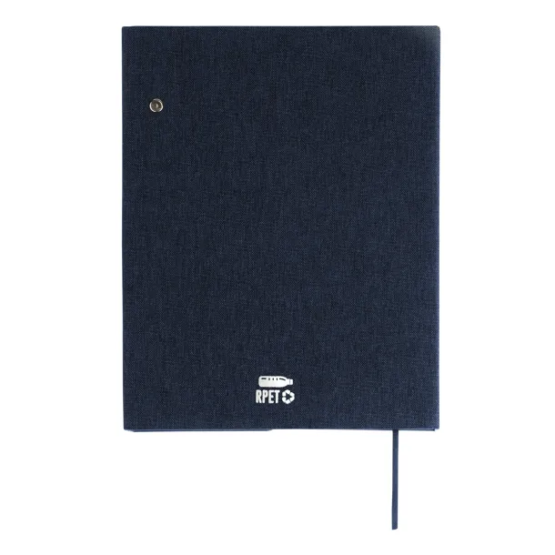 NESTOR notebook A5 made from RPET Dark Blue