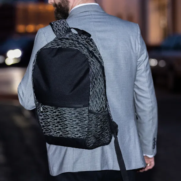MOONLIGHT reflective backpack Black