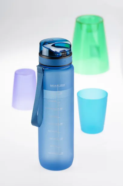 MOTIVA motivacijska boca za vodu, 1000 ml Nebeski plava