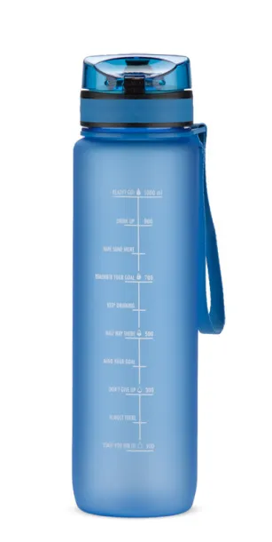 MOTIVA Motivational water bottle 1000 ml Nebaski plava