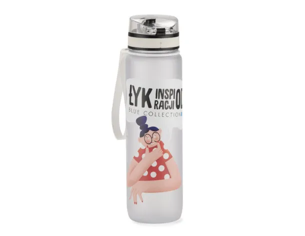 MOTIVA Motivational water bottle 1000 ml Bijela