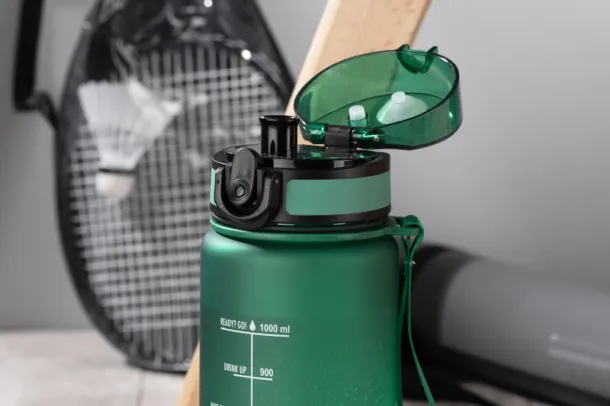 MOTIVA motivacijska boca za vodu, 1000 ml Zelena