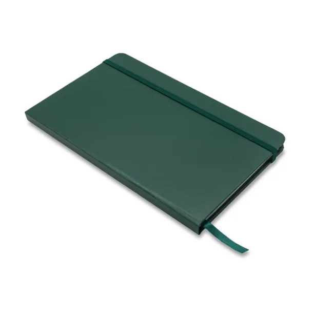 ASTURIAS notebook with squared pages 130x210 / 160 pages Dark green