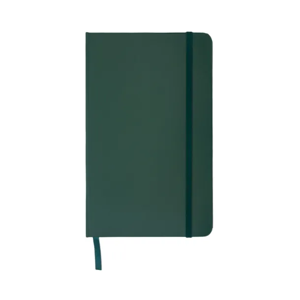 ASTURIAS notebook with squared pages 130x210 / 160 pages Dark green