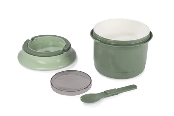 DOMMY Lunch container, 1150 ml + 350 ml Zelena