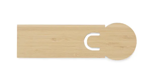 BEMO Bamboo ruler with cards naturalny