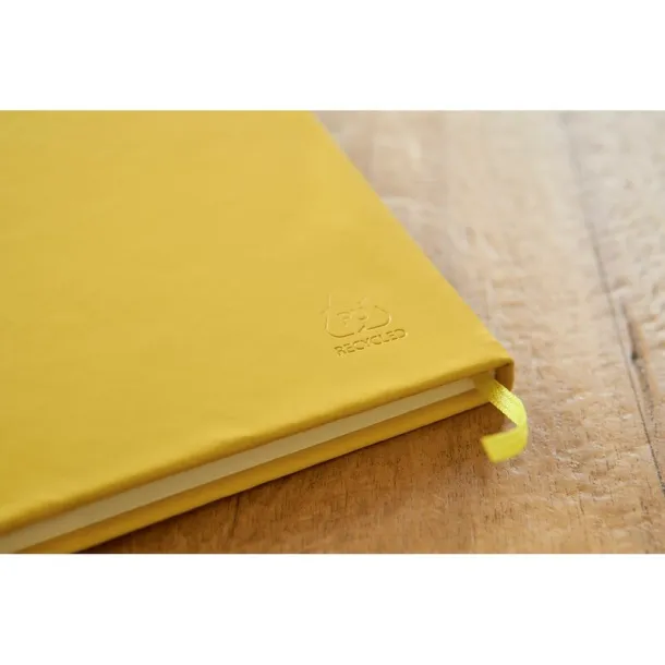  RPET notebook approx. A5 Žuta