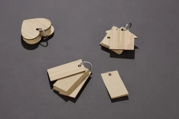 POLA Post-it notes with key ring naturalny