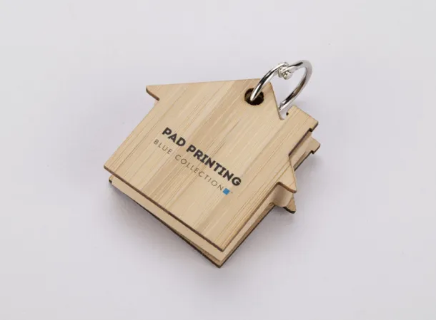 HOMA Sticky notes with key ring naturalny