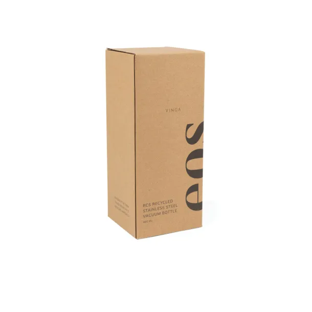 VINGA Eos trek RCS recycled SS vacuum bottle 880 ml - Vinga Black U Black U
