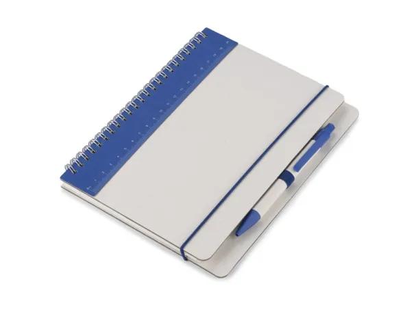 REGALI Notebook with ruler and pen Mornarski plava
