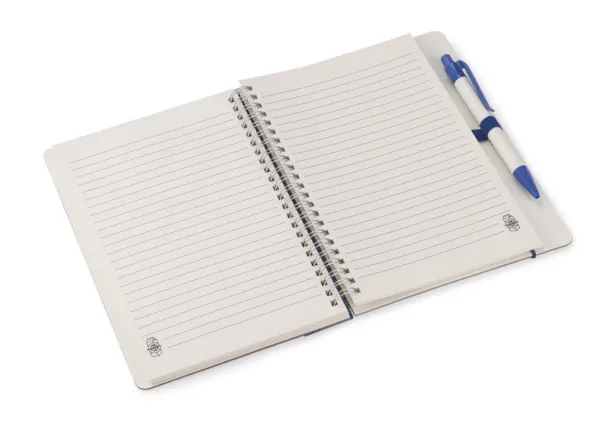 REGALI Notebook with ruler and pen Mornarski plava