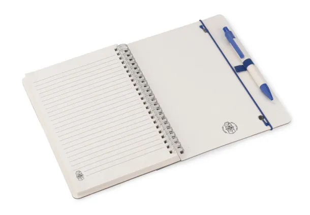 REGALI Notebook with ruler and pen Mornarski plava