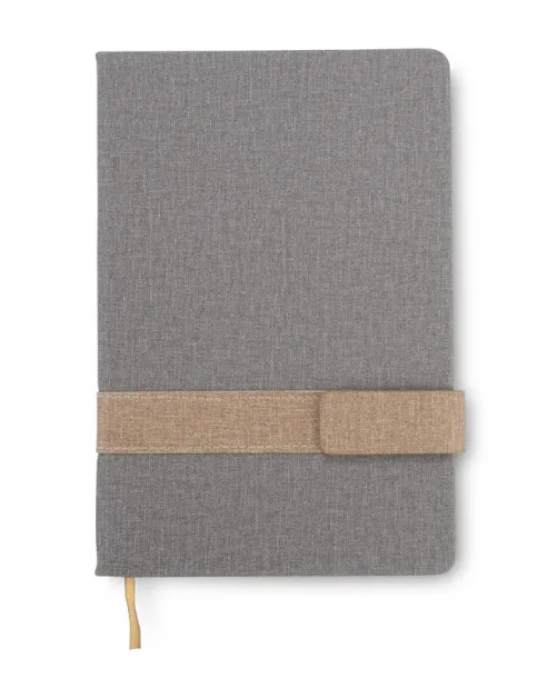 ELITE notes A5 s magnet kopčom szary