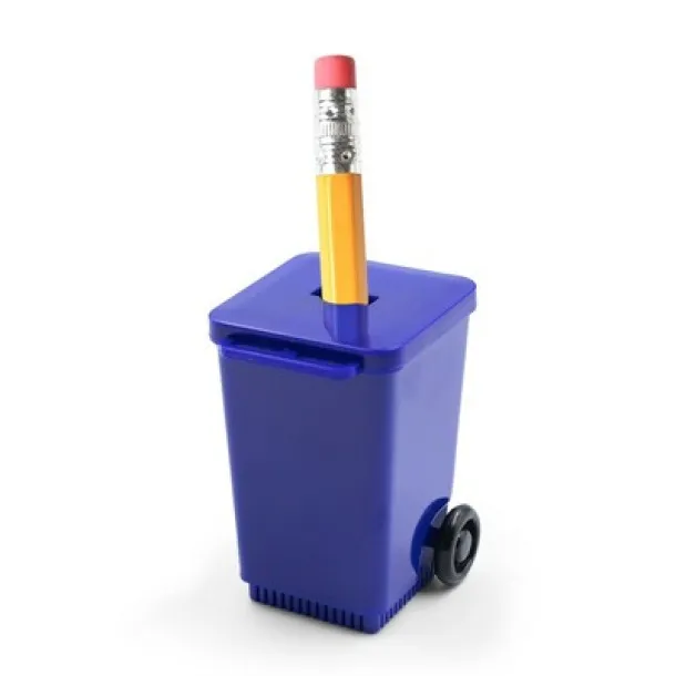  Pencil sharpener "trash can" navy blue