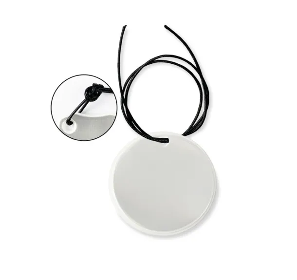 REF-CIRCLE reflektirajući privjesak Srebrna