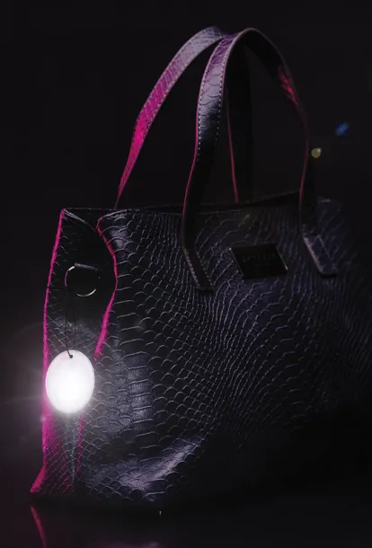 REF-CIRCLE reflektirajući privjesak srebrny