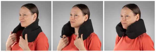 TEVOLVE Travel pillow Crna