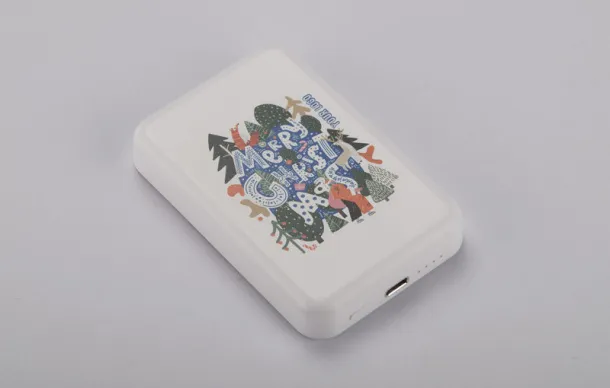 PRESTI prijenosna baterija - 18 W, 5 000 mAh Bijela