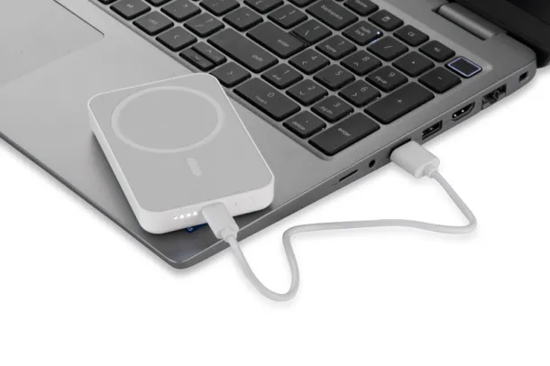 PRESTI prijenosna baterija - 18 W, 5 000 mAh Bijela
