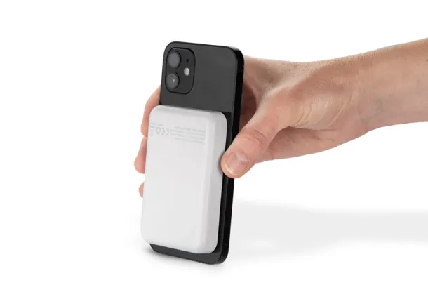 PRESTI prijenosna baterija - 18 W, 5 000 mAh Bijela