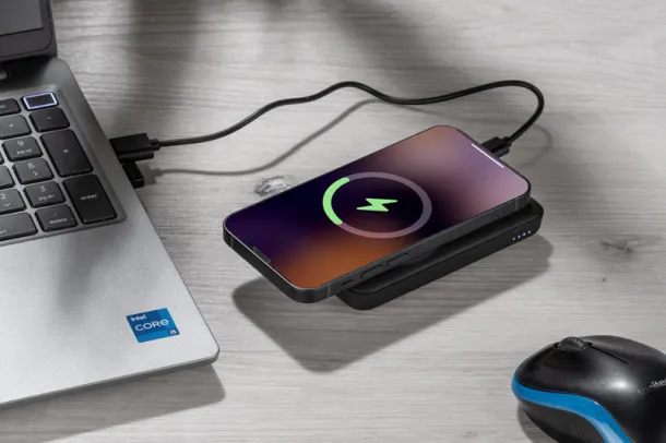 VELOCE prijenosna baterija, 10.000 mAh Crna
