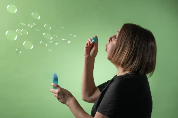 BUBBLES mjehurići sapunice, 30 ml Nebaski plava