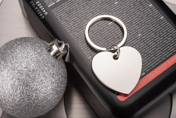 AMORO Keychain Srebrna