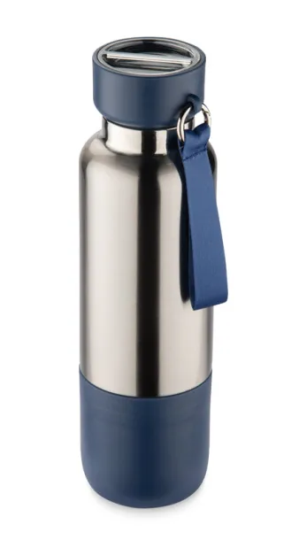 RON Vacuum flask with a lanyard RON 500 ml Mornarski plava