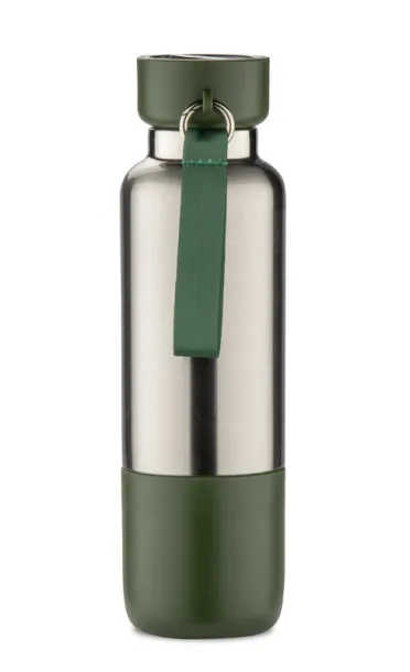 RON Vacuum flask with a lanyard RON 500 ml Maslinasto zelena