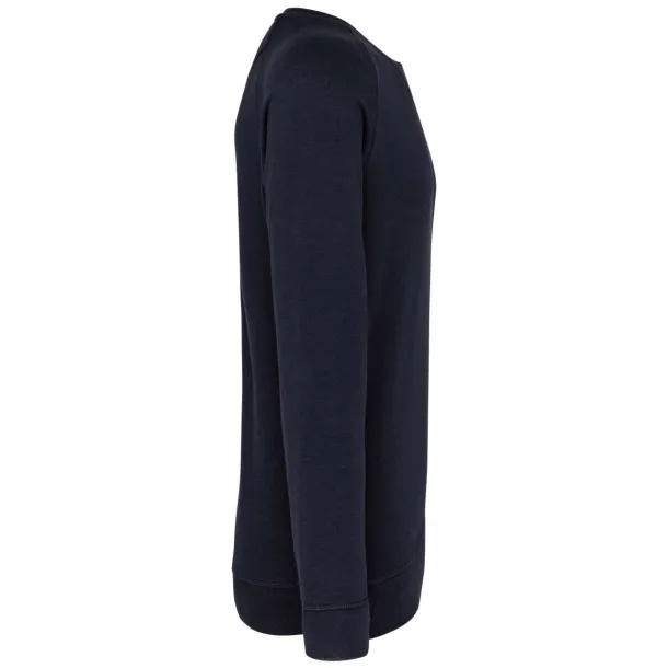  MEN'S ORGANIC COTTON CREW NECK RAGLAN SLEEVE SWEATSHIRT - Kariban Navy