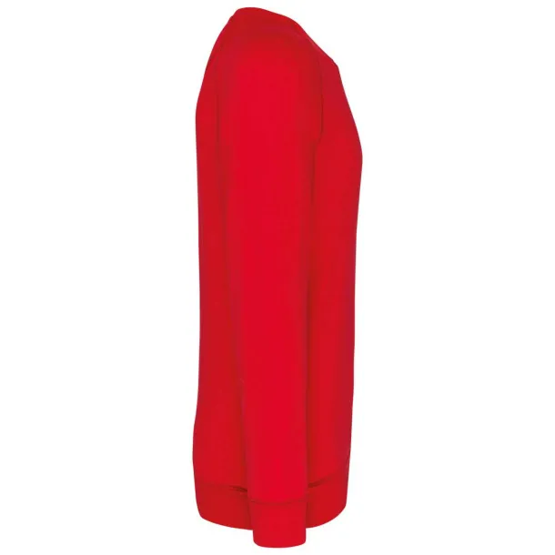  Muška majica od organskog pamuka s raglan rukavima, 300 g/m2 - Kariban Crvena