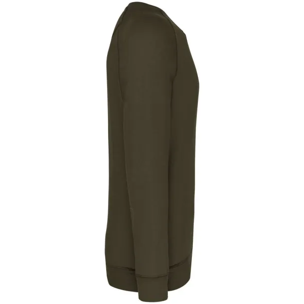  Muška majica od organskog pamuka s raglan rukavima, 300 g/m2 - Kariban Mossy Green