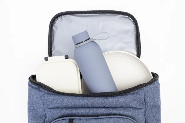 Duonic RPET cooler picnic backpack Dark blue