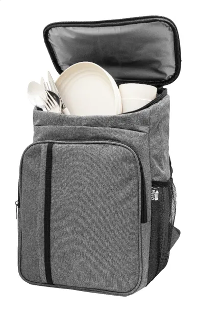 Duonic RPET cooler picnic backpack Dark grey