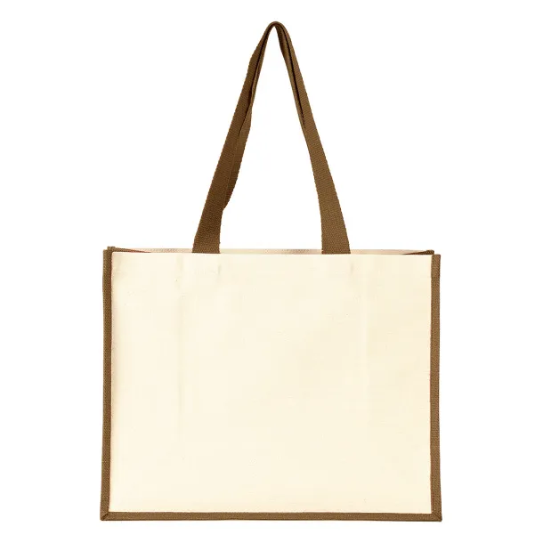 TAHITI cotton shopping bag - BRUNO Svjetlosmeđa