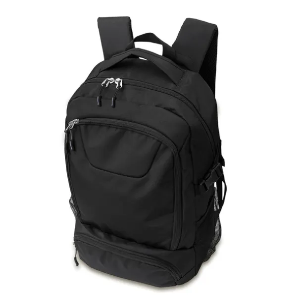 BADEN ruksak s džepom za laptop, 17" Crna