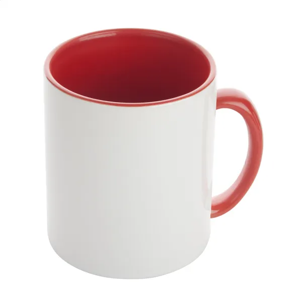 InnoColour sublimation mug Red White